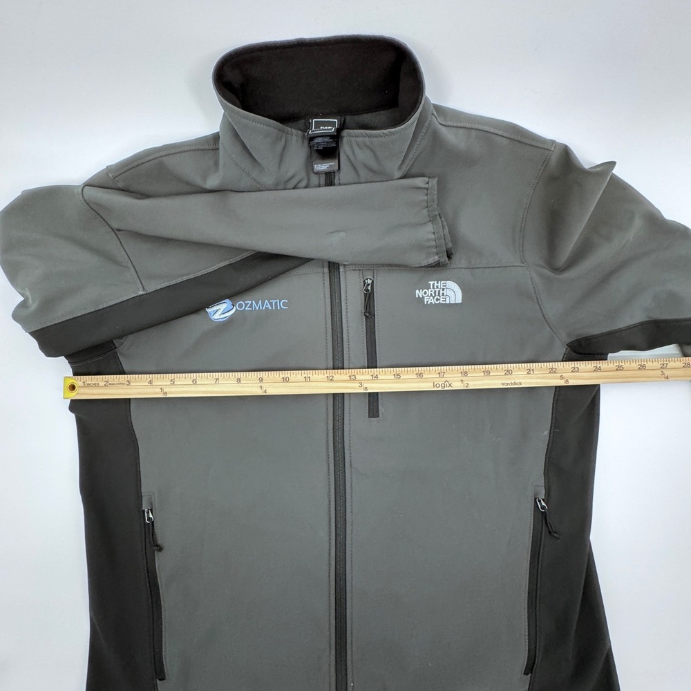 The North Face Gray Softshell Jacket Full Zip Mens Size XL Ozmatic Engineering - Picture 6 of 13